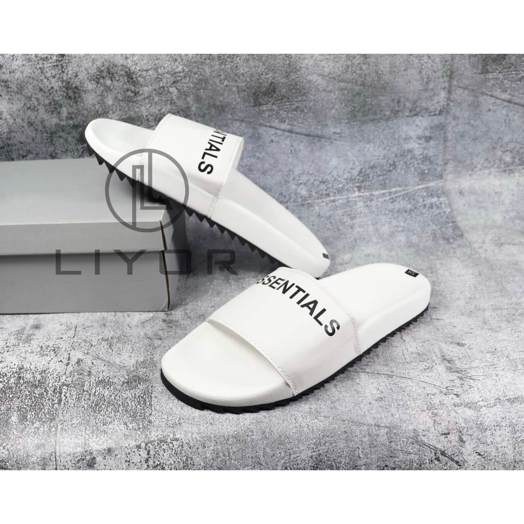 Dép quai ngang nam nữ, dép đúc Liyorstore chữ in đơn giản - DL003