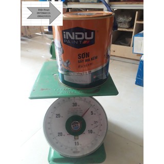 sơn sắt mạ kẽm INDU màu cà phê