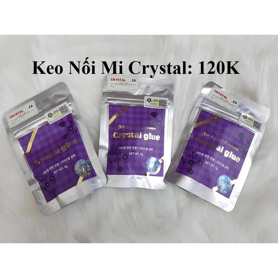 Keo Tím Nối Mi Crystal Glue hàng chính hãng