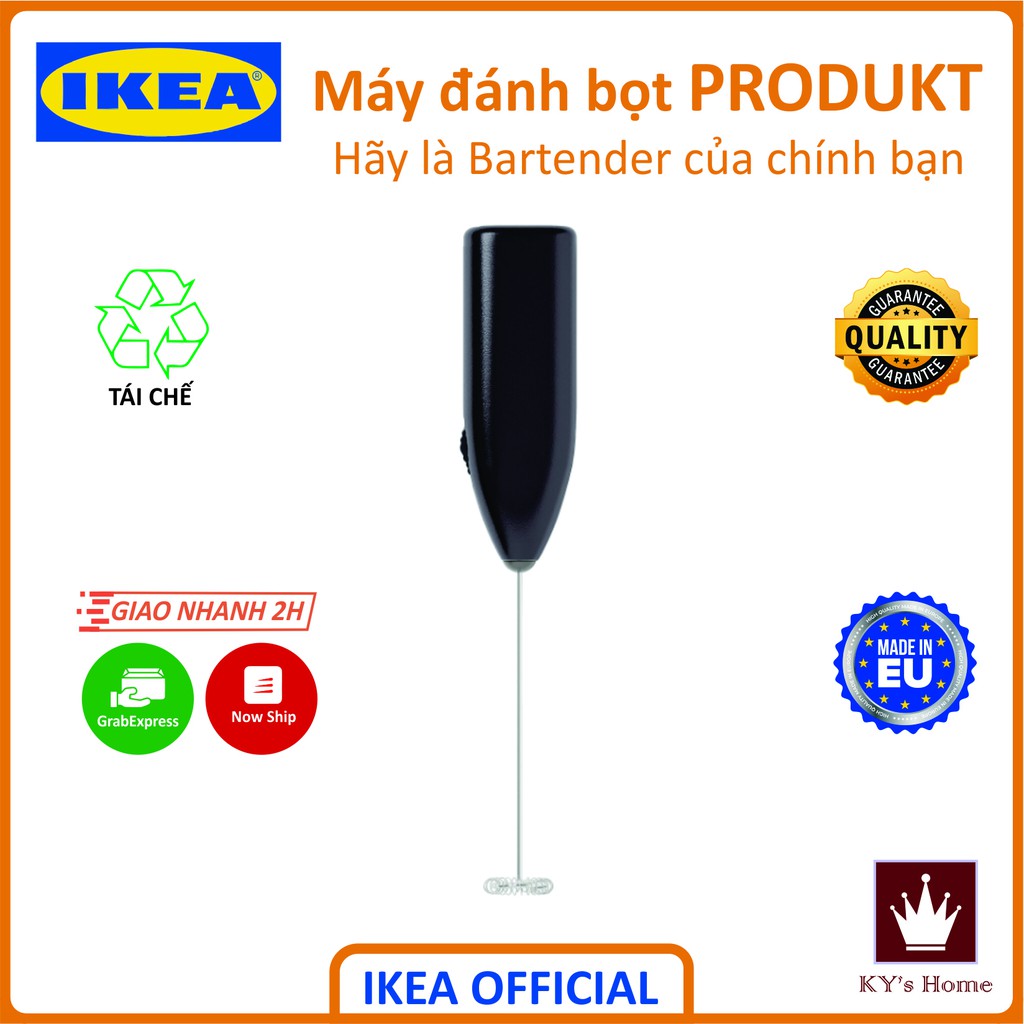 Máy đánh bọt cà phê sữa cao cấp Ikea Produkt 20 cm Chính Hãng Thụy Điển