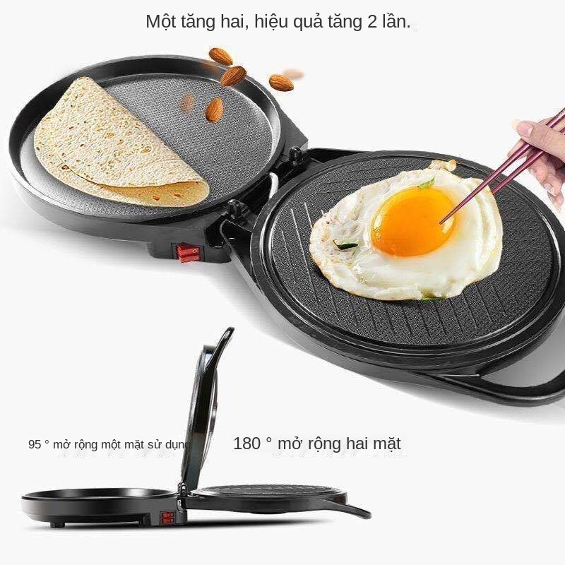 Chảo nướng điện gia dụng nhiệt hai mặt làm tăng độ sâu Máy bánh pancake chống dính chính hãng