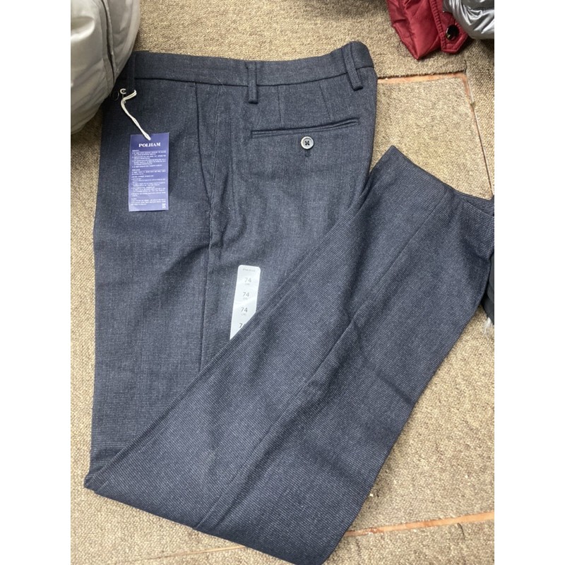 Xả quần âu nót nỉ polham duy nhất 1 size 74 cho người dứoi 60kg full tag mac thẻ bài | BigBuy360 - bigbuy360.vn