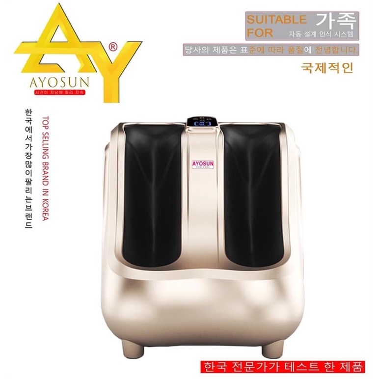 [Chính Hãng-Bảo Hành 5 Năm] Máy Massage Chân Và Bắp Chân 6D Ayosunays