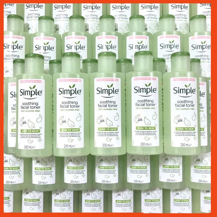 Nước Hoa Hồng Soothing Facial Toner Simple cân bằng ẩm cho da 200ml | BigBuy360 - bigbuy360.vn