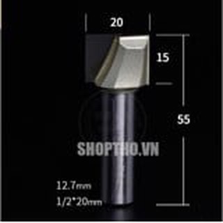 Mũi phay gỗ lấy nền ARDEN 0117