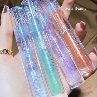 Son bóng nhũ căng mộng môi có màu Faiccia vỏ xanh vàng Sena Beauty