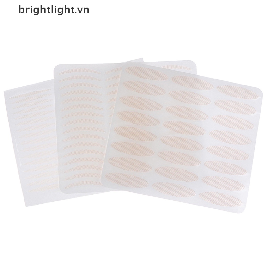 [Hàng mới về] Set 5 tờ 240 miếng dán nhấn mí tự dính dạng vải lưới ren dành cho làm đẹp