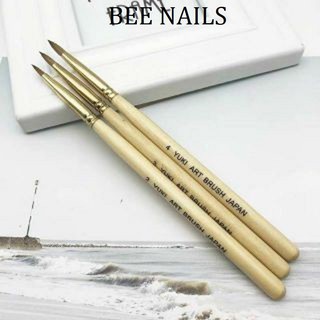 Cọ đắp bột yuki số 2, 3, 4 nhật bản, bút đắp hoa bột yuki nhật bản bee nails shop