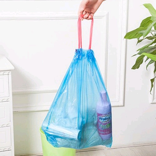 Cuộn túi đựng rác có dây rút, Kích thước mỗi túi 45x50cm