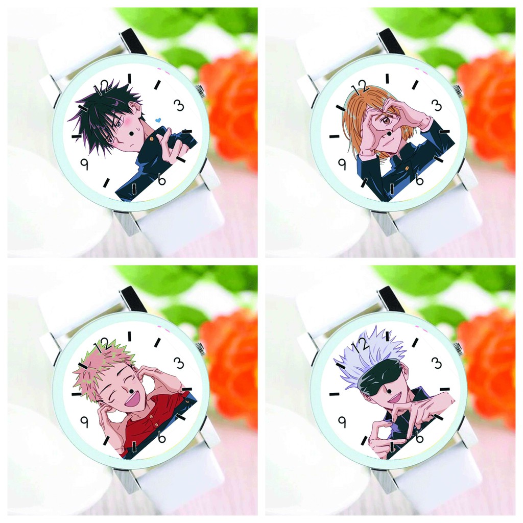 Đồng hồ đeo tay in hình JUJUTSU KAISEN CHÚ THUẬT HỒI CHIẾN M2 nam nữ anime chibi thời trang dễ thương độc đáo