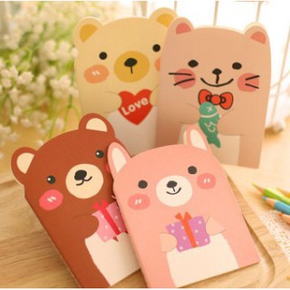 Sổ ghi chép hình gấu_sổ tay cute cho học sinh giá rẻ 40 trang