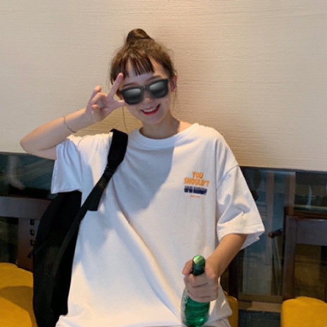 [Mã WA1606 giảm 15% đơn 99k] Áo Thun YOU SHOULD’L Unisex A027