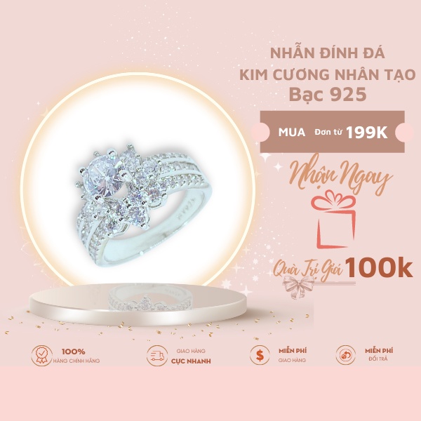 Nhẫn bạc Ý 925 đẳng cấp OZIMI Jewelry ATJ5507-D