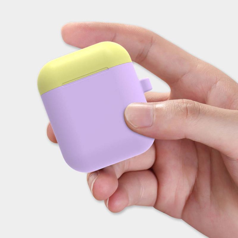 Vỏ Bảo Vệ Hộp Sạc Tai Nghe Không Dây Pods 1 2 Bằng Silicon Mềm