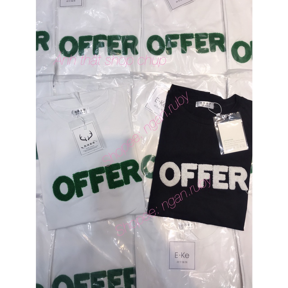 [ Hàng Chuẩn ] Áo Thun Nữ Quảng Châu Chất Mềm Mịn Mát Unisex 04