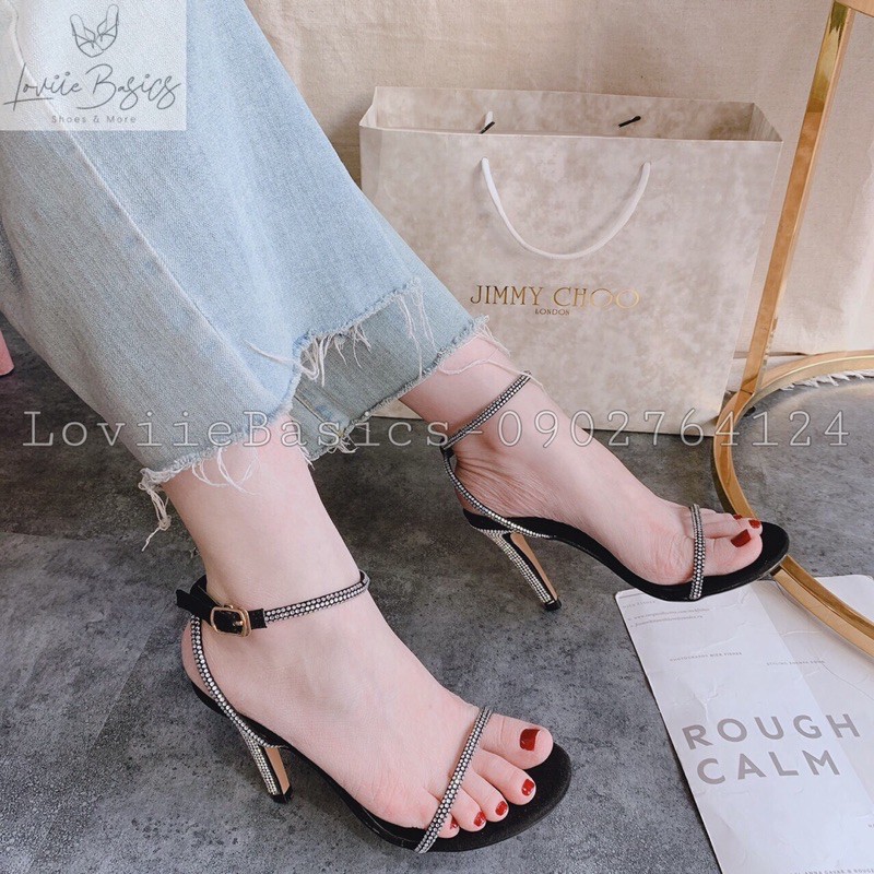 SANDAL CAO GÓT LOVIIE BASICS- GUỐC SANDAL NỮ 7 PHÂN - SANDAL NỮ ĐẾ NHỌN - GIÀY CAO GÓT QUAI NGANG NHUYỄN G200728