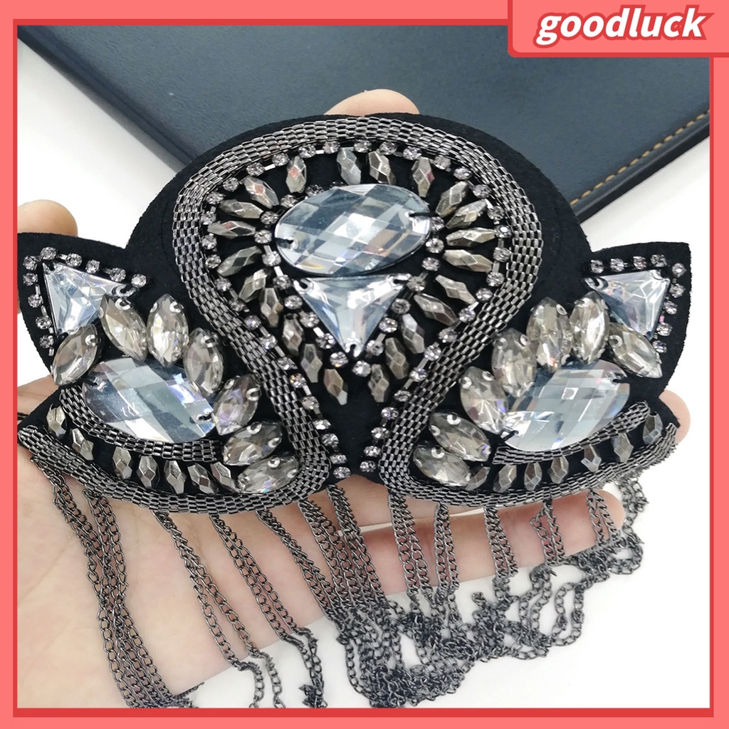 Goodluck| Trâm Cài Áo Đính Đá Phối Tua Rua Thời Trang Cho Nữ