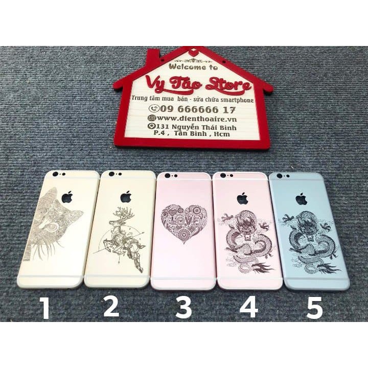 VỎ ĐIÊN THOẠI IP 6 MỚI CÓ KHẮC HỌA TIẾT ĐẦY ĐỘC ĐÁO