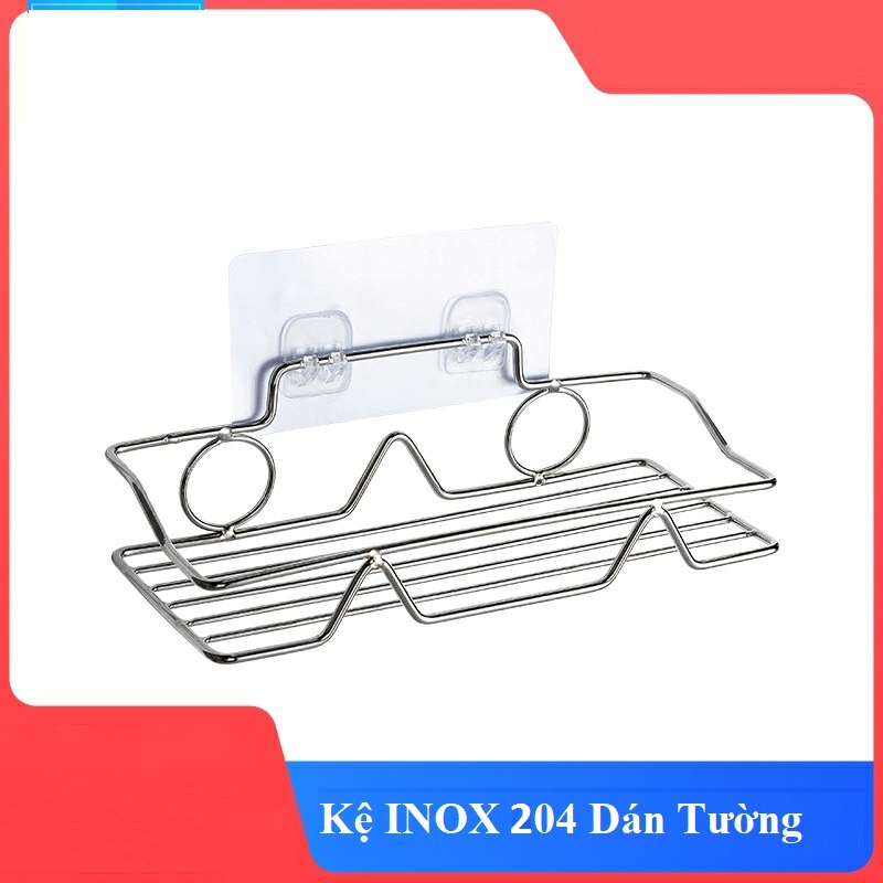 Kệ Để Đồ Inox Cao Cấp Đa Năng Tiện Dụng Giá Để Gia Vị Nhà Bếp Dán Tường Siêu Chắc