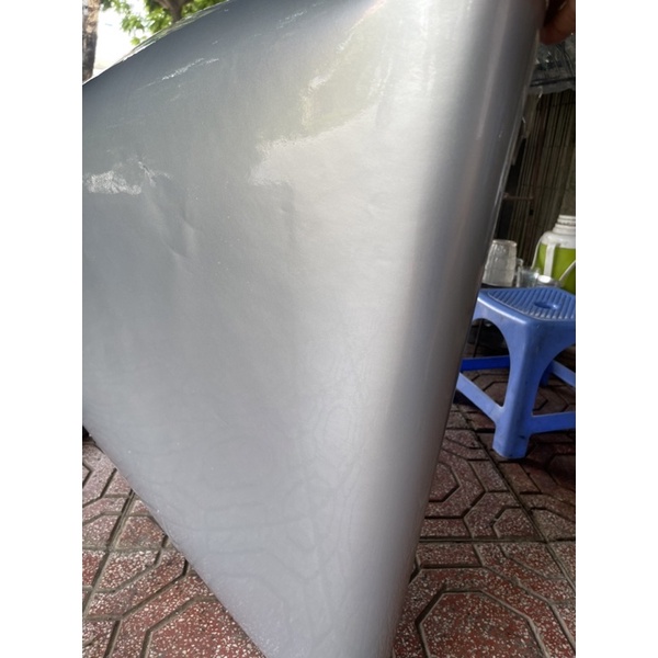 Decal màu ghi bạc 3 lớp, cao cấp ,Chuyên dán đổi màu ô tô, xe máy