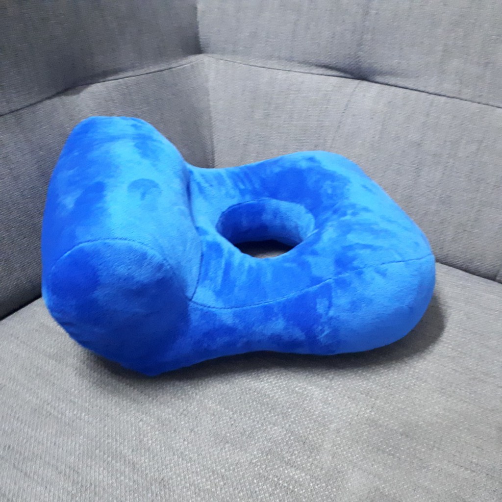 Gối ngủ đa năng văn phòng  - màu xanh dương