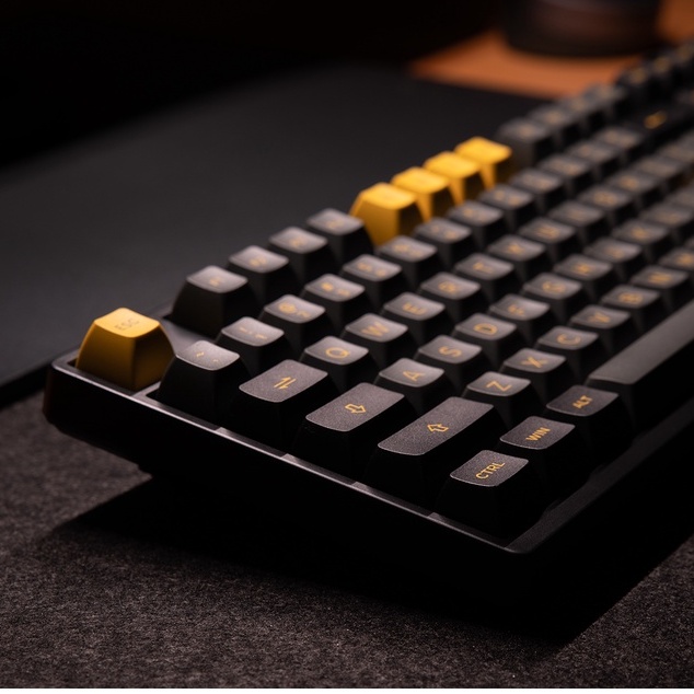 Bàn phím cơ không dây AKKO 3098N Multi-modes Black Gold