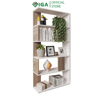 Kệ sách gỗ, giá sách để sàn phong cách hiện đại - GP105