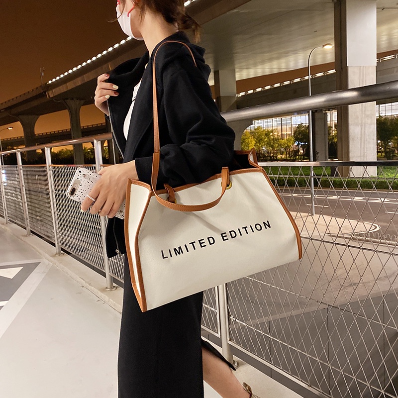 Túi xách vải canvas IELGY sức chứa lớn thời trang