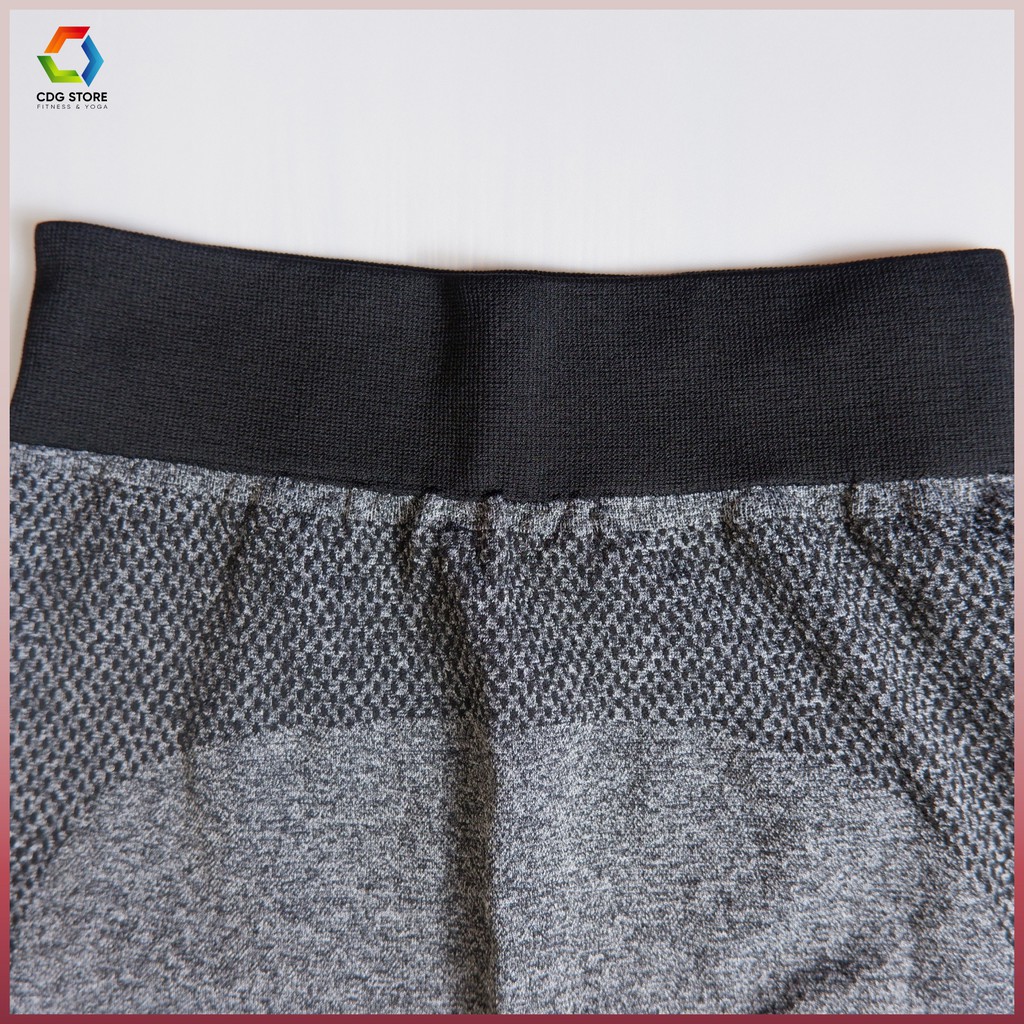 Quần Legging thun thể thao Nữ DỆT - Màu Đen - Xám - thun co giãn 4 chiều, thoát mồ hôi tốt, chuyên tập GYM và Yoga | BigBuy360 - bigbuy360.vn