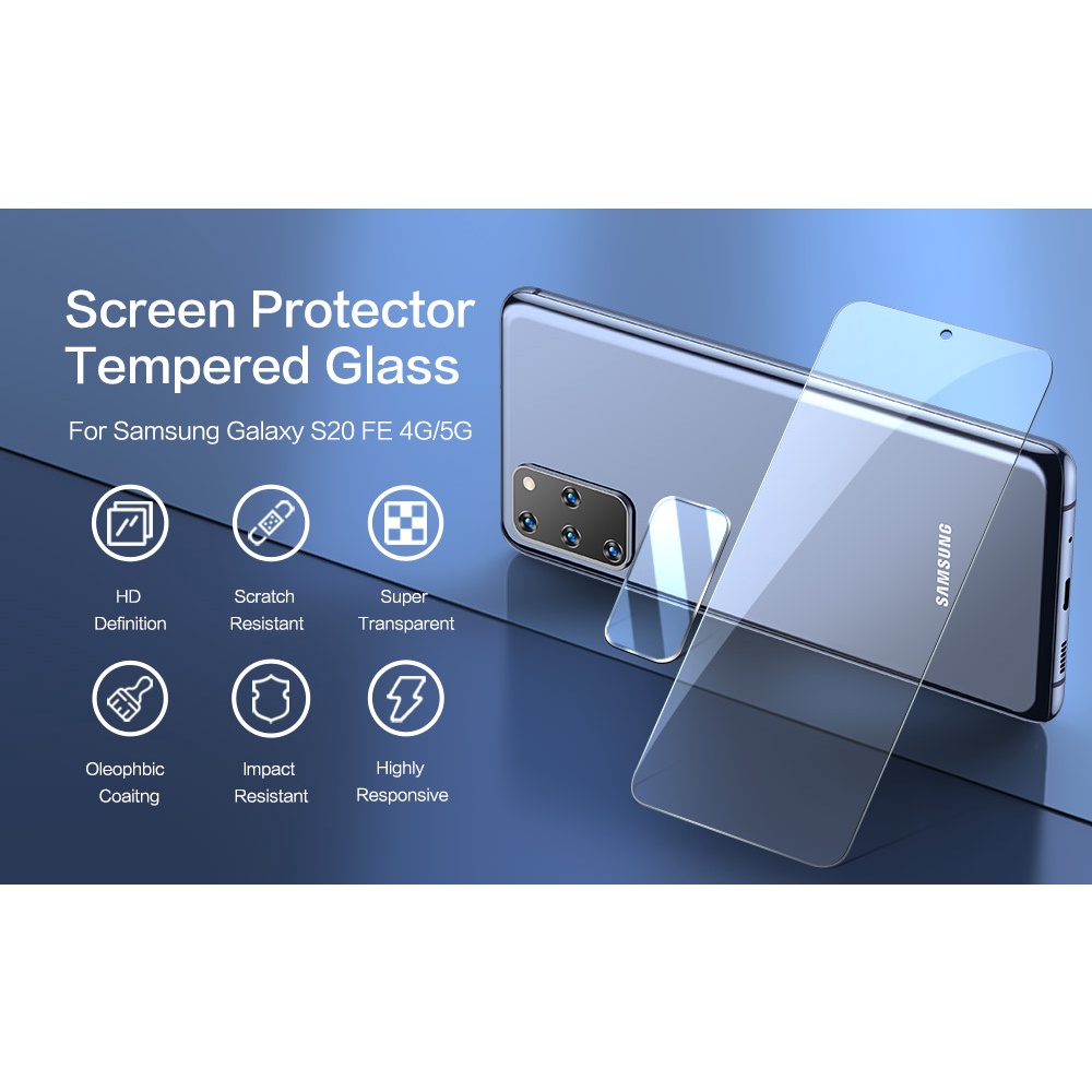 SmartDevil Kính Cường Lực Bảo Vệ Toàn Màn Hình Cho samsung galaxy s21 fe s20 fe galaxy a52