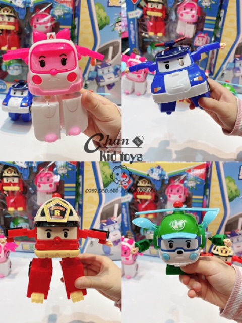 Biệt đội 4 xe Robocar PoLi  biến hình cảnh sát  no.168-4