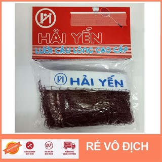 Lưới căng sân cầu lông Hải Yến tiêu chuẩn Thi Đấu BWF, Viền vải Sợi to bền mắt lưới chắc chắn