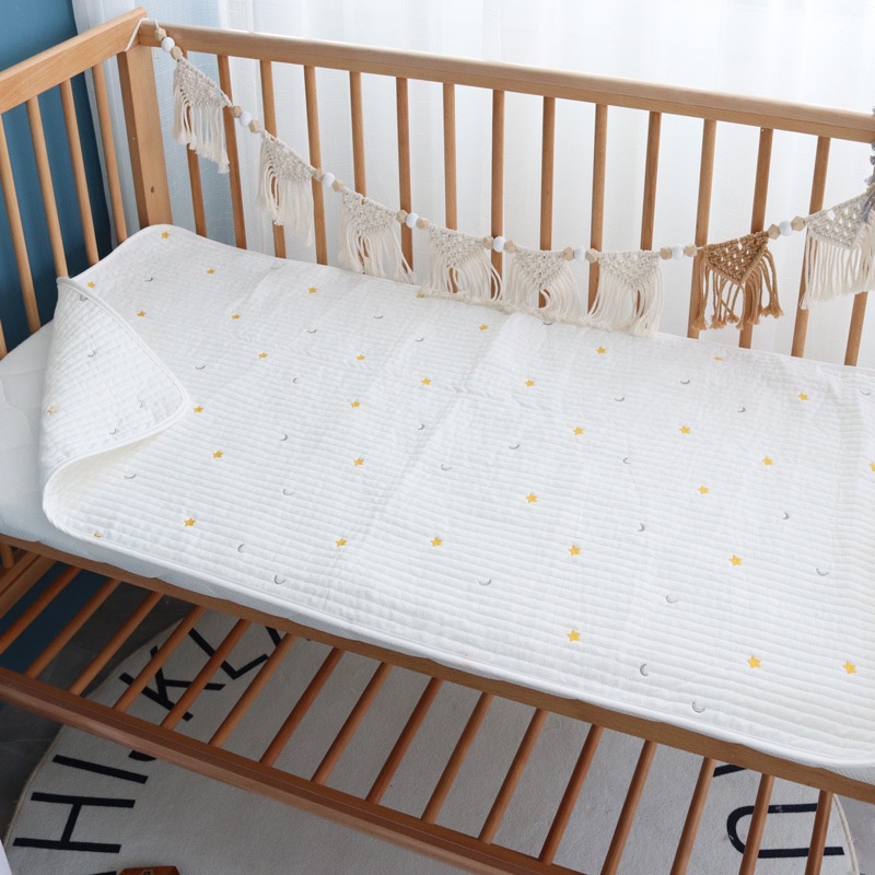 Drap, ga trải giường cao cấp chần bông cho bé phong cách Hàn Quốc HolaKids Decor