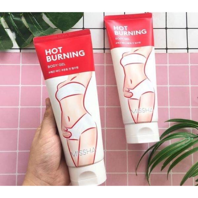 KEM TAN MỠ BỤNG MISSHA HOT BURNING BODY GEL 200ML MẪU MỚI