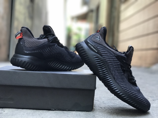 Giày nam Alpha Bounce hàng đẹp cao cấp, gym, chạy bộ (đen xám)