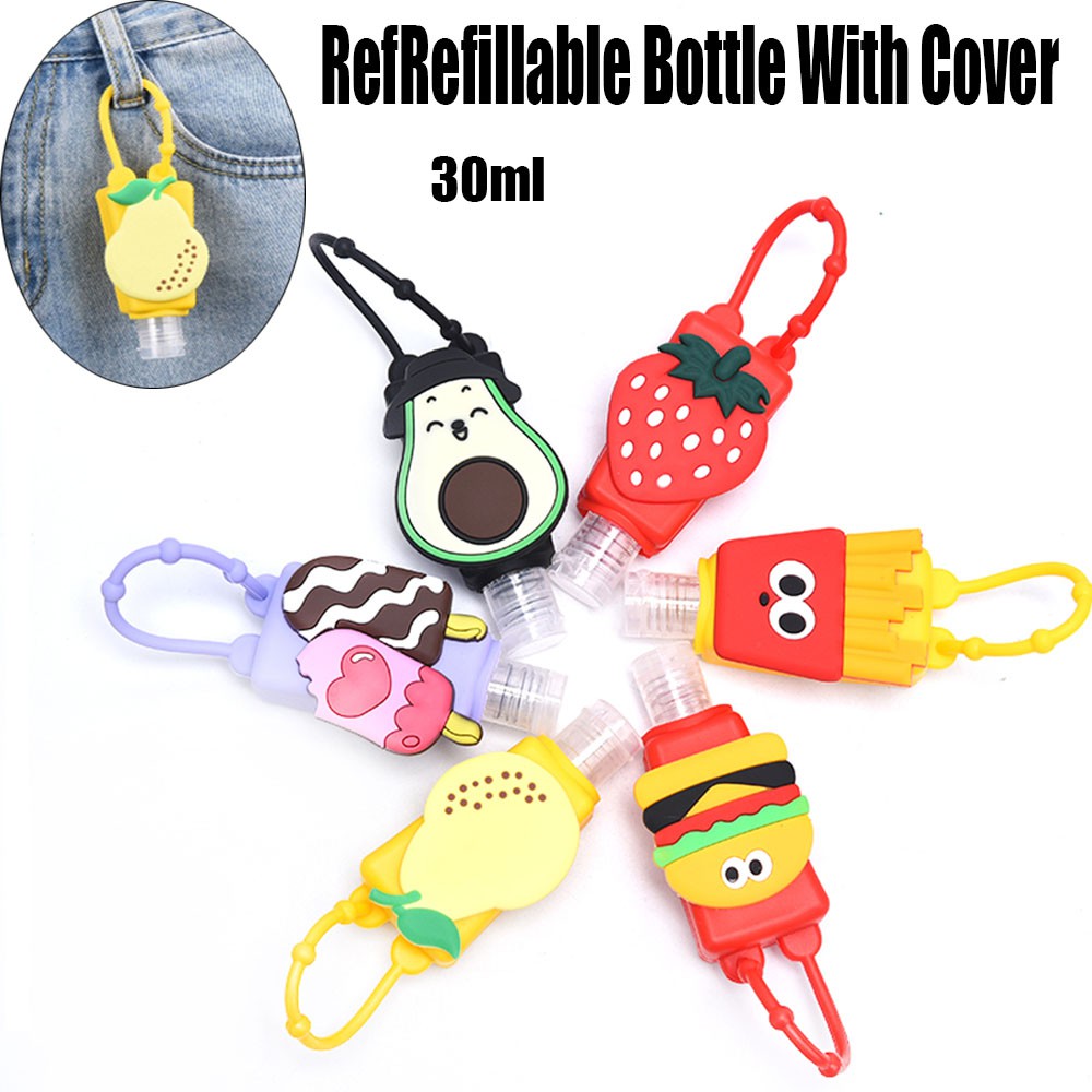 [Hàng mới về] Lọ rỗng đựng mỹ phẩm bằng nhựa có nắp đậy thiết kế tiện dụng