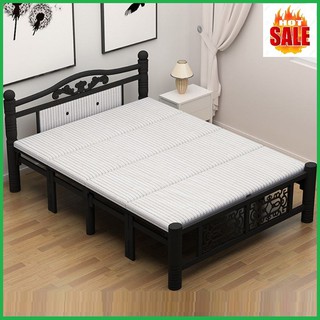 Giường ngủ xếp gọn khung sắt cao cấp, ngang 150cm