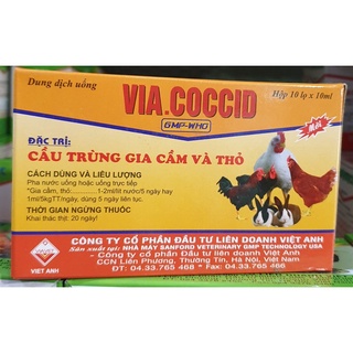 ViaCoccid 10ml - Cầu Trùng Thỏ