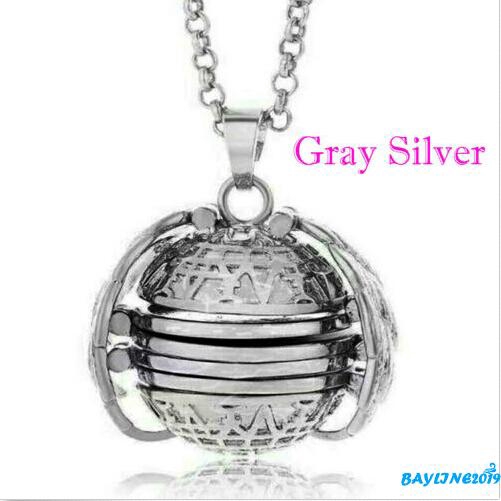 Dây chuyền mặt tròn khắc hình đôi cánh thiên thần