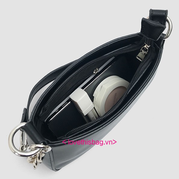 Túi Xách Đeo Chéo Phối Dây Xích Thời Trang Cho Nữ