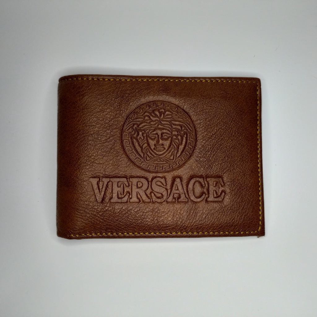 Ví nam cao cấp Versace, 100% da bò cao cấp BH 3 NĂM, Bóp ví nam chống cháy - VDM79-33