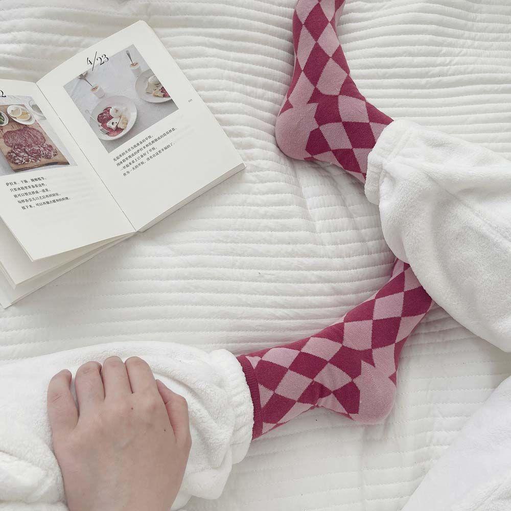 Vớ Cotton Thể Thao Phong Cách Đường Phố Hàn Quốc Cho Nữ