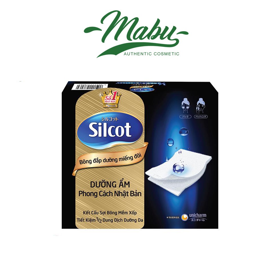 Bông Tẩy Trang Cho Da Mặt Silcot Đôi 40m