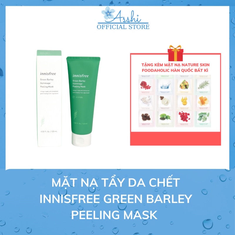 Mặt Nạ Tẩy Da Chết Làm Sáng Da Chiết Xuất Lúa Mạch Innisfree Green Barley Gommage Mask 120ml | BigBuy360 - bigbuy360.vn