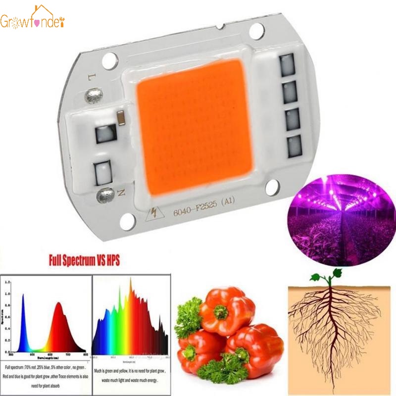 Đèn LED Kích Thích Tăng Trưởng Cho Cây Cảnh 20W/30W/50W COB