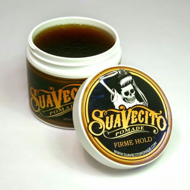 Sáp vuốt tóc SUAVECITO POMADE Firme Hold đáy hoa văn