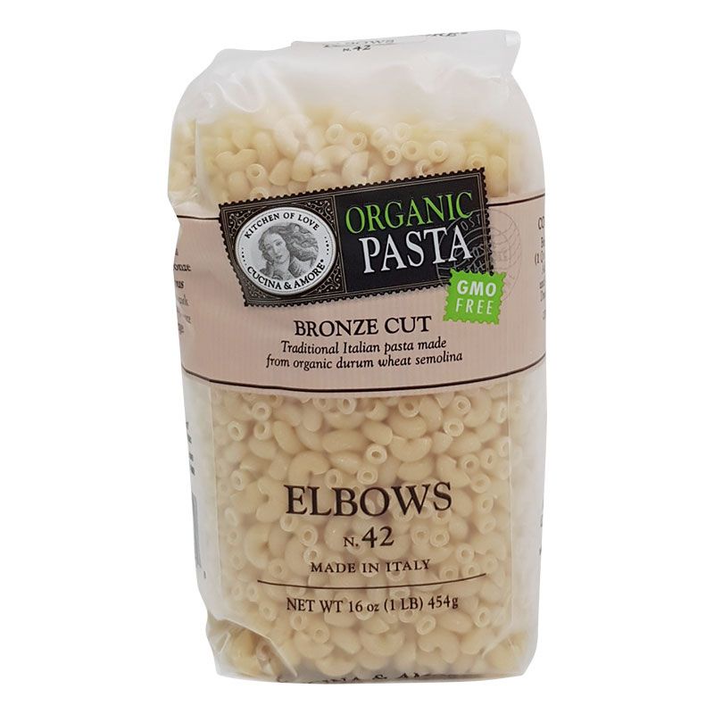 Nui Xoắn/Nui Ống/Nui Elbows/Mì Spaghetti/Xốt Mỳ Ý Organic Cucina 454G Chính Hãng