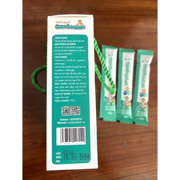 ✅ THẠCH CHẤT XƠ  CASABONBON DHT - Chất Xơ Nhật Bản tự nhiên - Chống Táo Bón
