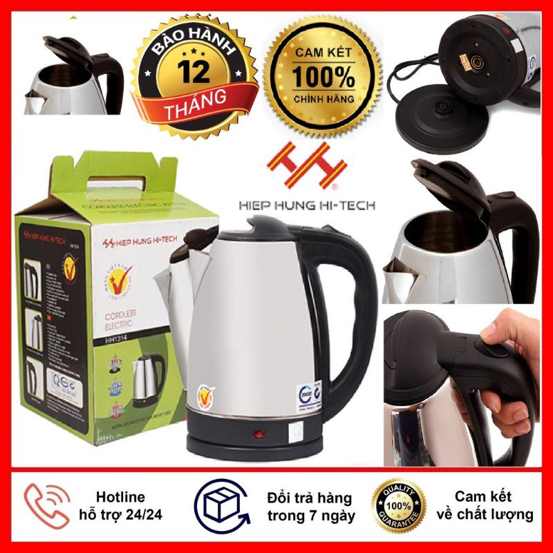 Ấm siêu tốc Hiệp Hưng 1,8l chính hãng
