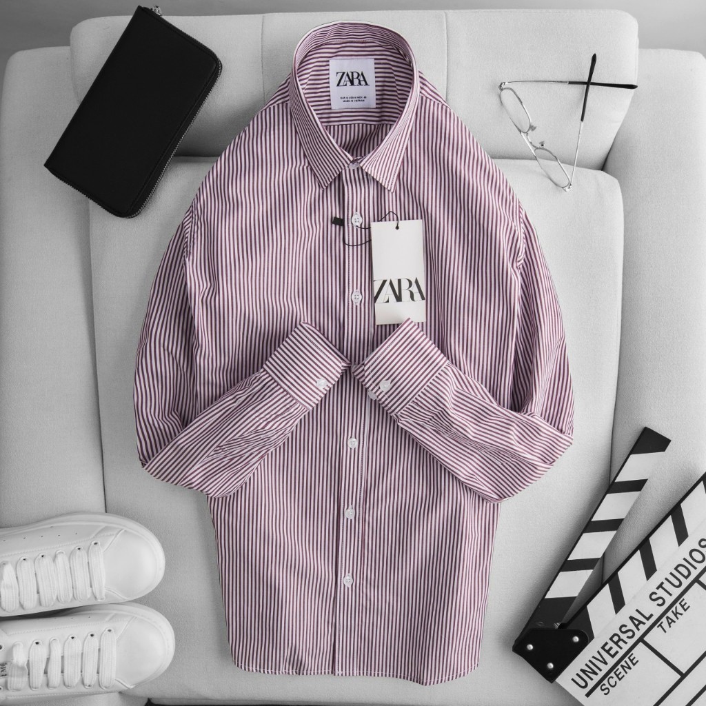 📣 Áo Sơ Mi Nam Kẻ Sọc Phong Cách Hàn Quốc Lịch Lãm 📣 | BigBuy360 - bigbuy360.vn